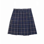 Plaid Skort with school logo