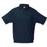 Navy Jersey Banded Polos (Overblouses)